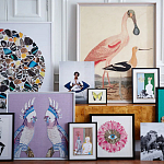 Панно Розовый цветок вышитое бисером PETALS BEADED ART варинант исполнения - 1 | Loft Concept в Казани