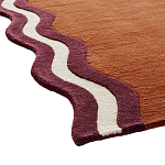 Ковер с оригинальной волнистой отделкой Woven from Wool варинант исполнения - 2 | Loft Concept в Казани