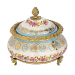 Шкатулка фарфоровая с цветочной росписью Eden Garden варинант исполнения - 1 | Loft Concept в Казани