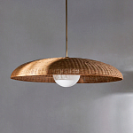 Люстра круглая из ротанга Long Lasting Chandelier варинант исполнения - 2 | Loft Concept в Казани