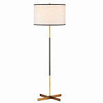 Торшер с тканевым абажуром в форме цилиндра Pinwheel Shape Base варинант исполнения - 1 | Loft Concept в Казани