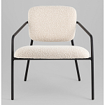 Кресло лаунж Rooney букле белый варинант исполнения - 2 | Loft Concept в Казани