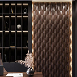 Гипсовая 3D панель с принтографией PM-36 варинант исполнения - 1 | Loft Concept в Казани