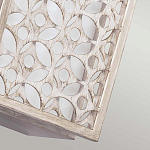 Бра прямоугольное в серебрянном цвете с ажурной решеткой Feiss варинант исполнения - 5 | Loft Concept в Казани