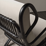 Дизайнерское кресло из ротанга Gio Ponti CONTINUUM D.163.7 BY BONACINA 1889 Armchair варинант исполнения - 4 | Loft Concept в Казани