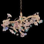 Люстра круглая с цветочным декором Miscellaneous herbs варинант исполнения - 1 | Loft Concept в Казани