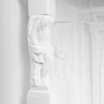 Встраиваемый в стену гипсовый светильник под покраску с колоннами и арками в античном стиле Antiquity Athena варинант исполнения - 12 | Loft Concept в Казани