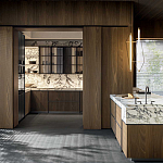 Раздвижные деревянные двери для кухни SISTEMA 7 Dada Engenereed Doors варинант исполнения - 1 | Loft Concept в Казани
