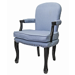 Кресло Aubrey Classical Armchair blue flax варинант исполнения - 3 | Loft Concept в Казани