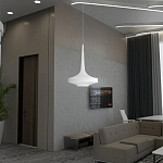 Подвесной вязаный белый светильник «Лампа Марракеша» варинант исполнения - 3 | Loft Concept в Казани