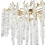 Люстра с декором в виде ветвей с хрустальными подвесками Fairytree Gold Crystal Chandelier 8 варинант исполнения - 3 | Loft Concept в Казани