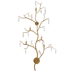 Бра с каркасом в виде веток усыпанных кристаллами Branches with Crystals варинант исполнения - 3 | Loft Concept в Казани