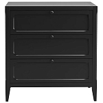 Комод с 3-мя ящиками черный Silva Black Chest of Drawers варинант исполнения - 2 | Loft Concept в Казани