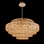 Люстра хрустальная в неоклассическом стиле на золотистом каркасе Majesty варинант исполнения - 7 | Loft Concept в Казани