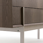 Шкаф из серого дуба Sawada Gray Oak Cabinet варинант исполнения - 6 | Loft Concept в Казани