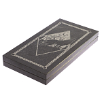 Подарочные нарды из натурального камня с гравировкой Backgammon from Stone варинант исполнения - 8 | Loft Concept в Казани