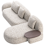 Модульный Диван Orus с кушеткой и столиком варинант исполнения - 3 | Loft Concept в Казани