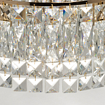 Потолочный светильник круглый с прозрачными подвесками Lunet варинант исполнения - 8 | Loft Concept в Казани