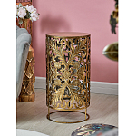 Столик приставной с цветочной резной фактурой Madagascar варинант исполнения - 3 | Loft Concept в Казани