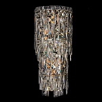 Бра с каскадом из прозрачного хрусталя и корпусом из металла цвета хром Constant Sparks варинант исполнения - 5 | Loft Concept в Казани