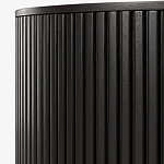 Черный приставной стол с местом для хранения Smart Textured Table варинант исполнения - 3 | Loft Concept в Казани