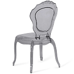 Прозрачный стул серый LOUIS GHOST CHAIR Grey варинант исполнения - 7 | Loft Concept в Казани