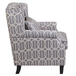 Кресло Henry Armchair grey velour варинант исполнения - 2 | Loft Concept в Казани