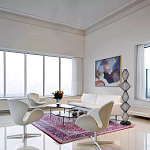 Торшер светодиодный с плетеным металлическим каркасом Metal Interweaving варинант исполнения - 1 | Loft Concept в Казани