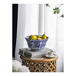 Чаша белая с синим цветочным узором Chino Dishes варинант исполнения - 2 | Loft Concept в Казани