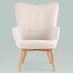 Белое кресло на ножках из массива CORDELIA варинант исполнения - 3 | Loft Concept в Казани