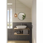 Зеркало круглое с асимметрией Light Reflection варинант исполнения - 2 | Loft Concept в Казани