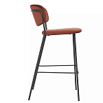 Стул барный с широкой полукруглой спинкой Chair Smooth Shapes варинант исполнения - 2 | Loft Concept в Казани