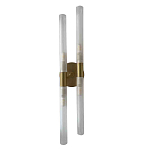 Бра с двумя цилиндрическими матовыми плафонами на круглом основании Delta Light варинант исполнения - 1 | Loft Concept в Казани