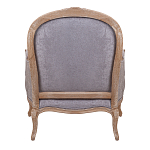 Кресло Ava Classical Armchair brown and grey velour варинант исполнения - 3 | Loft Concept в Казани