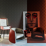 Гипсовая 3D Панель M-18 варинант исполнения - 1 | Loft Concept в Казани