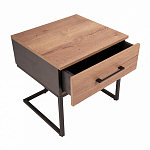 Тумба прикроватная с ящиком в стиле лофт Urban Style Space варинант исполнения - 2 | Loft Concept в Казани