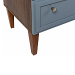 Комод серый из массива бука с 3-мя ящиками Wenge Light варинант исполнения - 4 | Loft Concept в Казани