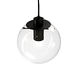 Подвесной светильник Selene Glass Ball Ceiling Lights Black  40 cm варинант исполнения - 3 | Loft Concept в Казани