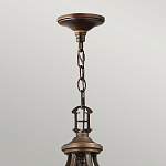 Люстра бронзового цвета с бежевыми абажурами из органзы в классическом стиле Hinkley варинант исполнения - 4 | Loft Concept в Казани