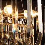 Бра цвета никель с изогнутыми хрустальными элементами Radiant Ribbons варинант исполнения - 7 | Loft Concept в Казани