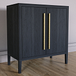 Современный Буфет Primo с 2 дверцами Черный дуб варинант исполнения - 2 | Loft Concept в Казани