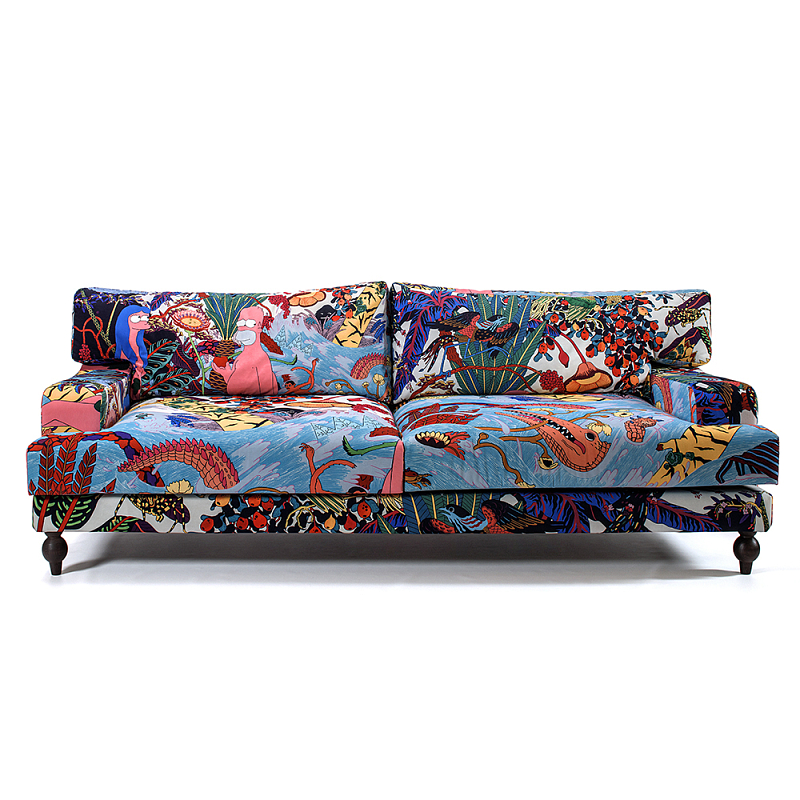 Премиальный Акцентный Диван Simpsons in Paradise Pop Art Sofa Мульти в Казани | Loft Concept 