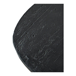 Столик кофейный черного цвета с овальной столешницей и круглым основанием Black Dalmen Table варинант исполнения - 7 | Loft Concept в Казани