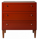 Комод красный из массива бука с 3-мя ящиками Wenge Light варинант исполнения - 2 | Loft Concept в Казани