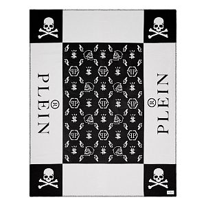 Плед Philipp Plein Plaid Cashmere Skull