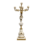 Подсвечник белый Попугай из фарфора с бронзовыми элементами Eden Garden варинант исполнения - 2 | Loft Concept в Казани