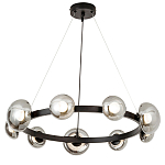 Светодиодная кольцевая люстра IONA Сhandelier black варинант исполнения - 2 | Loft Concept в Казани