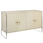 Комод бежевый на прозрачных боковых ножках Stingray Beige Dresser варинант исполнения - 1 | Loft Concept в Казани