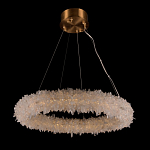 Люстра круглая с натуральным горным хрусталем Crystal Shimmer варинант исполнения - 1 | Loft Concept в Казани