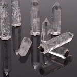 Люстра с двумя кольцами черного цвета с хрустальными элементами QUARTZ CRYSTAL варинант исполнения - 13 | Loft Concept в Казани